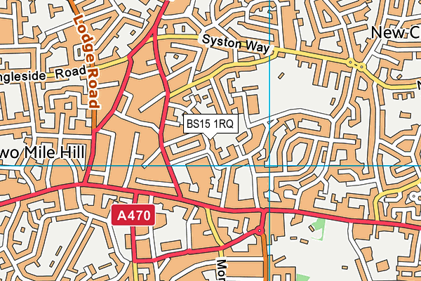 BS15 1RQ map - OS VectorMap District (Ordnance Survey) BS15 1RQ map - OS VectorMap District (Ordnance Survey)