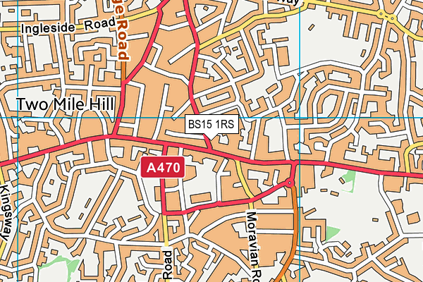 BS15 1RS map - OS VectorMap District (Ordnance Survey) BS15 1RS map - OS VectorMap District (Ordnance Survey)