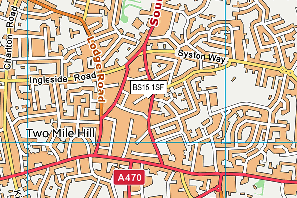 BS15 1SF map - OS VectorMap District (Ordnance Survey) BS15 1SF map - OS VectorMap District (Ordnance Survey)