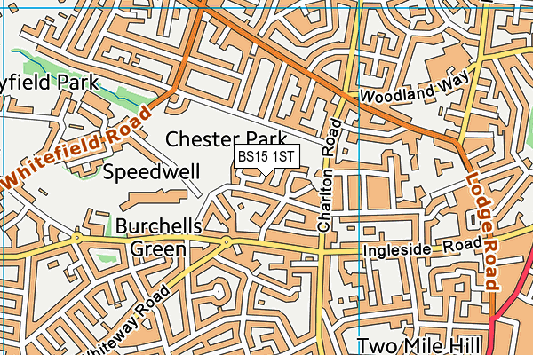 BS15 1ST map - OS VectorMap District (Ordnance Survey) BS15 1ST map - OS VectorMap District (Ordnance Survey)