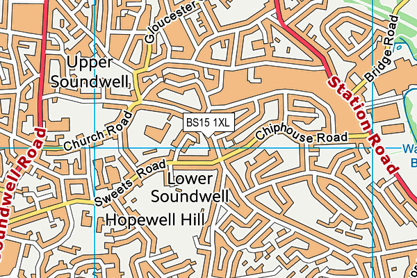BS15 1XL map - OS VectorMap District (Ordnance Survey) BS15 1XL map - OS VectorMap District (Ordnance Survey)