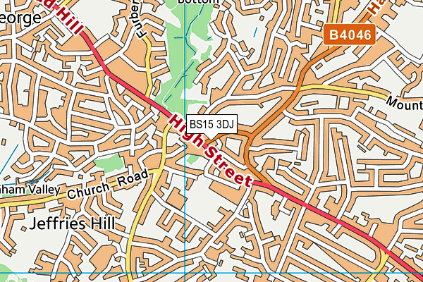 BS15 3DJ map - OS VectorMap District (Ordnance Survey) BS15 3DJ map - OS VectorMap District (Ordnance Survey)