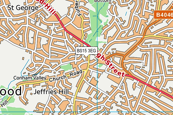 BS15 3EG map - OS VectorMap District (Ordnance Survey) BS15 3EG map - OS VectorMap District (Ordnance Survey)