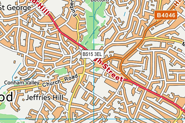BS15 3EL map - OS VectorMap District (Ordnance Survey) BS15 3EL map - OS VectorMap District (Ordnance Survey)