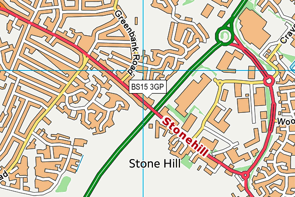 BS15 3GP map - OS VectorMap District (Ordnance Survey) BS15 3GP map - OS VectorMap District (Ordnance Survey)