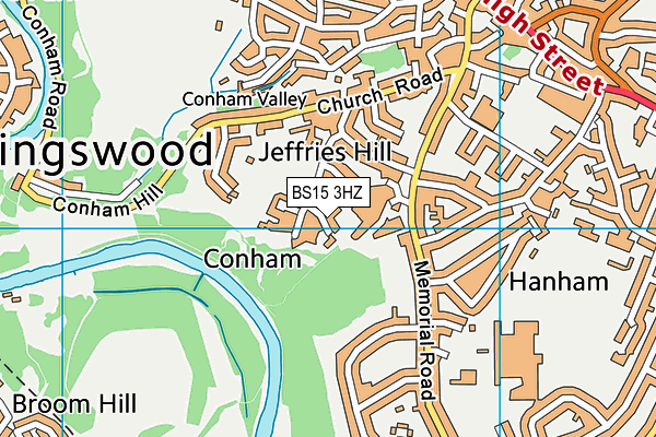 BS15 3HZ map - OS VectorMap District (Ordnance Survey) BS15 3HZ map - OS VectorMap District (Ordnance Survey)