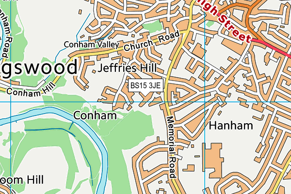 BS15 3JE map - OS VectorMap District (Ordnance Survey) BS15 3JE map - OS VectorMap District (Ordnance Survey)