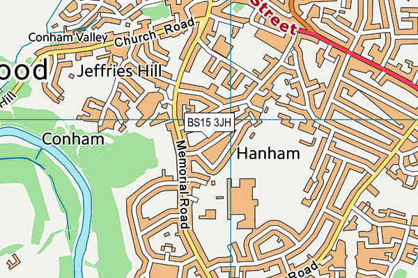 BS15 3JH map - OS VectorMap District (Ordnance Survey) BS15 3JH map - OS VectorMap District (Ordnance Survey)
