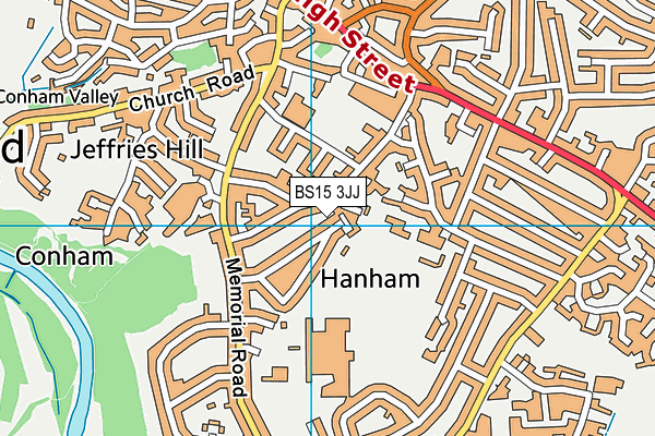 BS15 3JJ map - OS VectorMap District (Ordnance Survey) BS15 3JJ map - OS VectorMap District (Ordnance Survey)