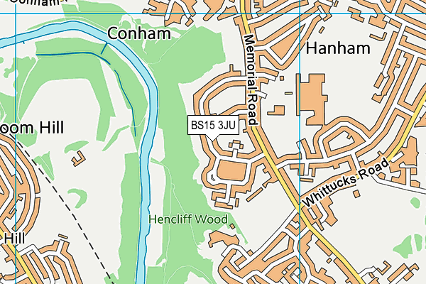 BS15 3JU map - OS VectorMap District (Ordnance Survey) BS15 3JU map - OS VectorMap District (Ordnance Survey)