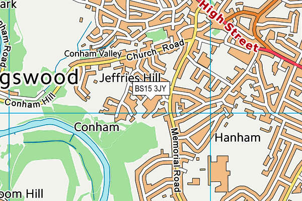 BS15 3JY map - OS VectorMap District (Ordnance Survey) BS15 3JY map - OS VectorMap District (Ordnance Survey)