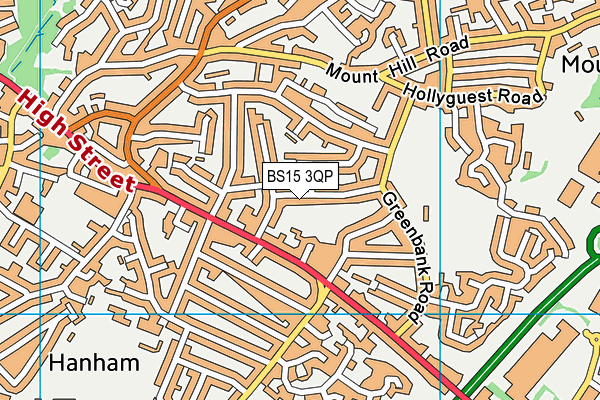 BS15 3QP map - OS VectorMap District (Ordnance Survey) BS15 3QP map - OS VectorMap District (Ordnance Survey)