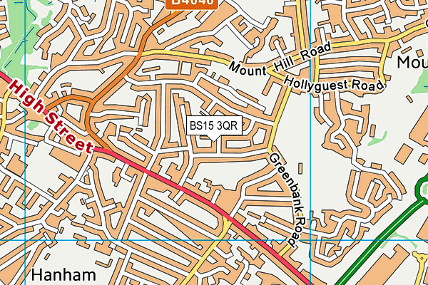 BS15 3QR map - OS VectorMap District (Ordnance Survey) BS15 3QR map - OS VectorMap District (Ordnance Survey)