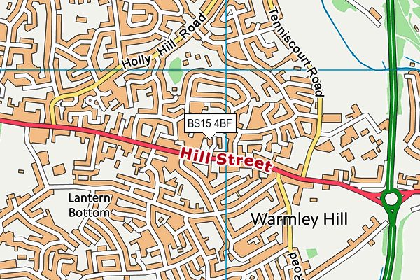 BS15 4BF map - OS VectorMap District (Ordnance Survey) BS15 4BF map - OS VectorMap District (Ordnance Survey)