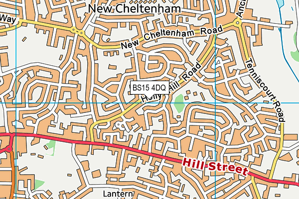 BS15 4DQ map - OS VectorMap District (Ordnance Survey) BS15 4DQ map - OS VectorMap District (Ordnance Survey)
