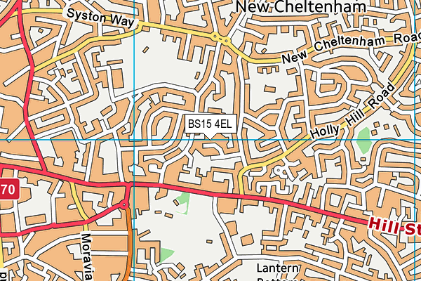 BS15 4EL map - OS VectorMap District (Ordnance Survey) BS15 4EL map - OS VectorMap District (Ordnance Survey)