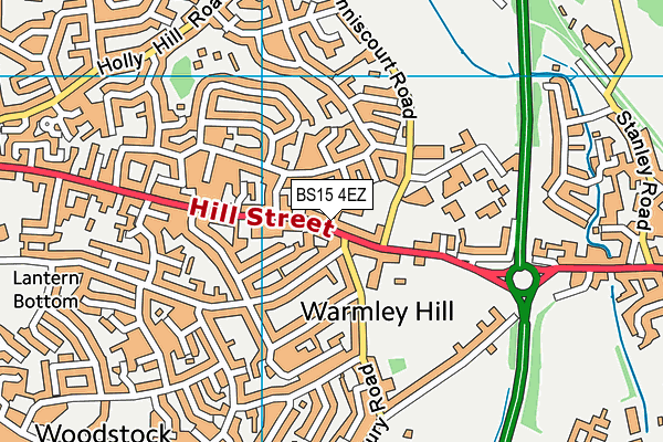 BS15 4EZ map - OS VectorMap District (Ordnance Survey) BS15 4EZ map - OS VectorMap District (Ordnance Survey)