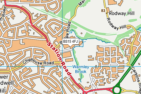 BS15 4FJ map - OS VectorMap District (Ordnance Survey) BS15 4FJ map - OS VectorMap District (Ordnance Survey)