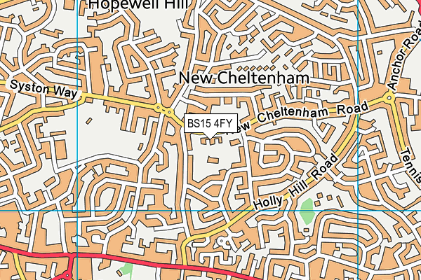BS15 4FY map - OS VectorMap District (Ordnance Survey) BS15 4FY map - OS VectorMap District (Ordnance Survey)