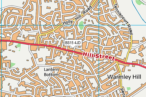 BS15 4JD map - OS VectorMap District (Ordnance Survey) BS15 4JD map - OS VectorMap District (Ordnance Survey)