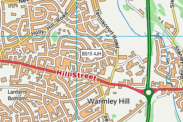 BS15 4JH map - OS VectorMap District (Ordnance Survey) BS15 4JH map - OS VectorMap District (Ordnance Survey)