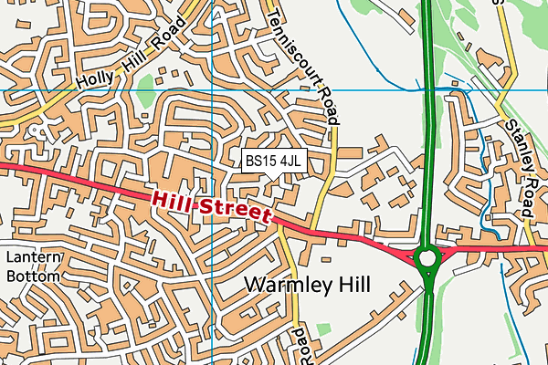 BS15 4JL map - OS VectorMap District (Ordnance Survey) BS15 4JL map - OS VectorMap District (Ordnance Survey)