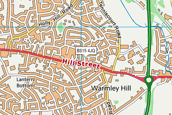 BS15 4JQ map - OS VectorMap District (Ordnance Survey) BS15 4JQ map - OS VectorMap District (Ordnance Survey)