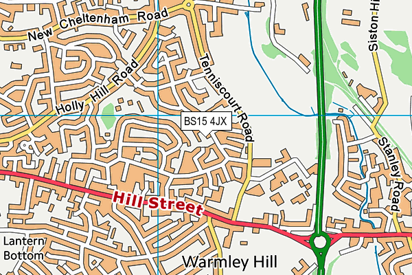 BS15 4JX map - OS VectorMap District (Ordnance Survey) BS15 4JX map - OS VectorMap District (Ordnance Survey)