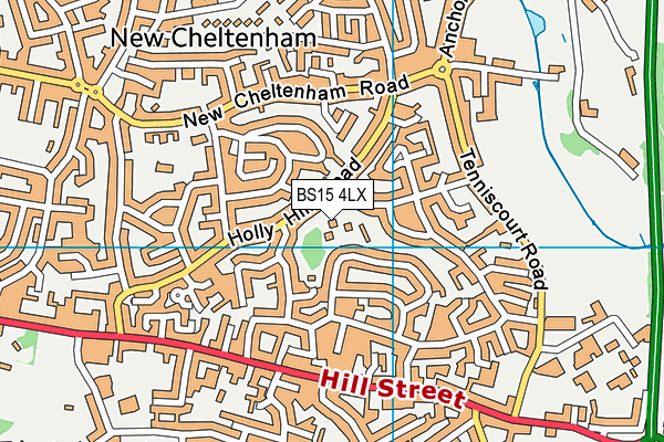 BS15 4LX map - OS VectorMap District (Ordnance Survey) BS15 4LX map - OS VectorMap District (Ordnance Survey)