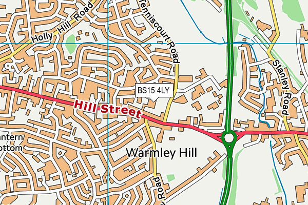 BS15 4LY map - OS VectorMap District (Ordnance Survey) BS15 4LY map - OS VectorMap District (Ordnance Survey)