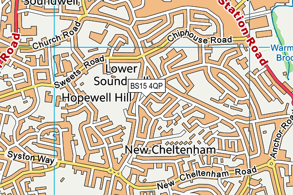 BS15 4QP map - OS VectorMap District (Ordnance Survey) BS15 4QP map - OS VectorMap District (Ordnance Survey)
