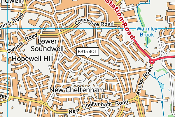 BS15 4QT map - OS VectorMap District (Ordnance Survey) BS15 4QT map - OS VectorMap District (Ordnance Survey)
