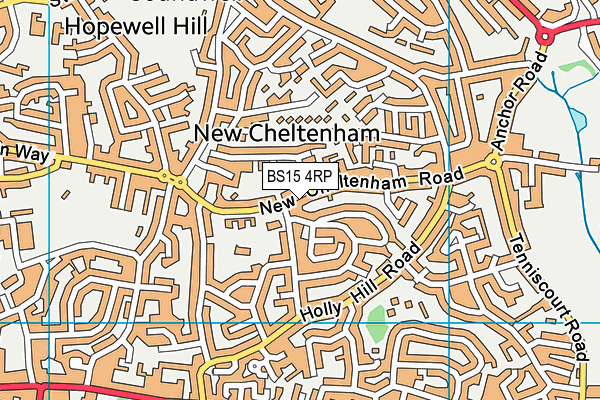 BS15 4RP map - OS VectorMap District (Ordnance Survey)