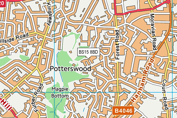 BS15 8BD map - OS VectorMap District (Ordnance Survey) BS15 8BD map - OS VectorMap District (Ordnance Survey)
