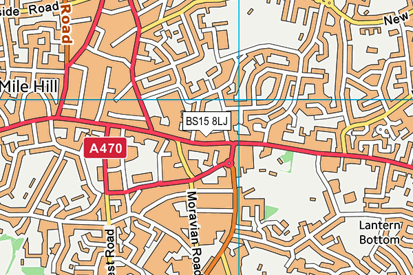 BS15 8LJ map - OS VectorMap District (Ordnance Survey) BS15 8LJ map - OS VectorMap District (Ordnance Survey)
