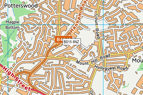 BS15 8NZ map - OS VectorMap District (Ordnance Survey) BS15 8NZ map - OS VectorMap District (Ordnance Survey)