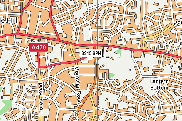 BS15 8PN map - OS VectorMap District (Ordnance Survey) BS15 8PN map - OS VectorMap District (Ordnance Survey)