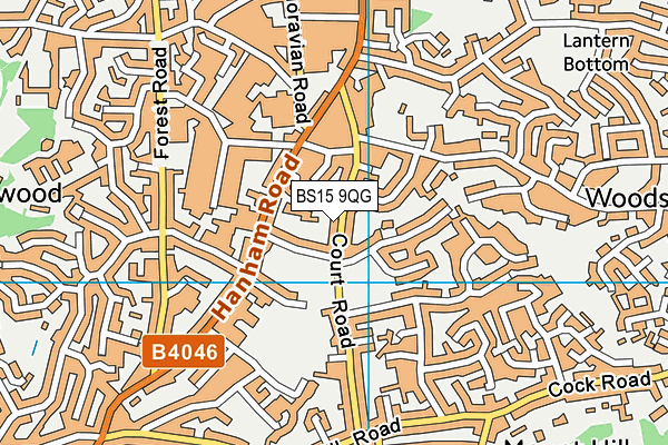 BS15 9QG map - OS VectorMap District (Ordnance Survey) BS15 9QG map - OS VectorMap District (Ordnance Survey)