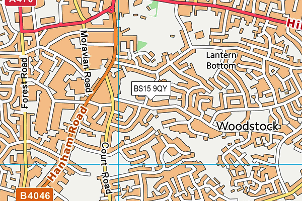 BS15 9QY map - OS VectorMap District (Ordnance Survey) BS15 9QY map - OS VectorMap District (Ordnance Survey)