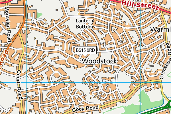 BS15 9RD map - OS VectorMap District (Ordnance Survey) BS15 9RD map - OS VectorMap District (Ordnance Survey)
