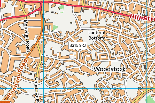 BS15 9RJ map - OS VectorMap District (Ordnance Survey) BS15 9RJ map - OS VectorMap District (Ordnance Survey)