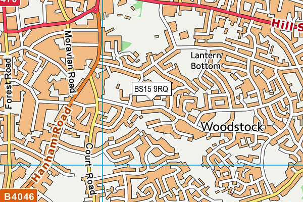 BS15 9RQ map - OS VectorMap District (Ordnance Survey) BS15 9RQ map - OS VectorMap District (Ordnance Survey)