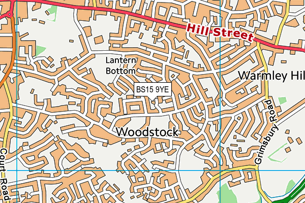 BS15 9YE map - OS VectorMap District (Ordnance Survey) BS15 9YE map - OS VectorMap District (Ordnance Survey)