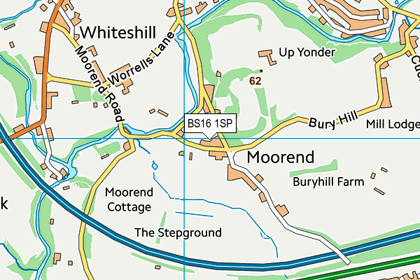 BS16 1SP map - OS VectorMap District (Ordnance Survey) BS16 1SP map - OS VectorMap District (Ordnance Survey)
