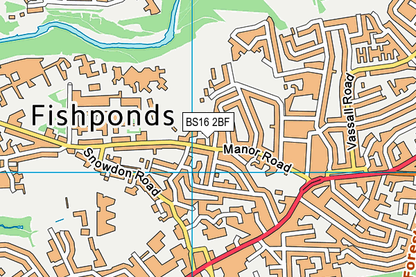 BS16 2BF map - OS VectorMap District (Ordnance Survey) BS16 2BF map - OS VectorMap District (Ordnance Survey)