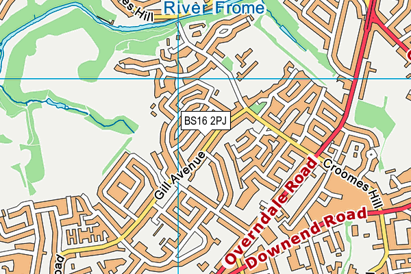 BS16 2PJ map - OS VectorMap District (Ordnance Survey) BS16 2PJ map - OS VectorMap District (Ordnance Survey)