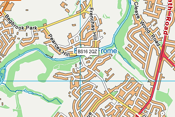 BS16 2QZ map - OS VectorMap District (Ordnance Survey) BS16 2QZ map - OS VectorMap District (Ordnance Survey)