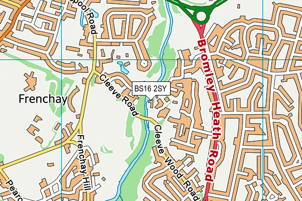 BS16 2SY map - OS VectorMap District (Ordnance Survey) BS16 2SY map - OS VectorMap District (Ordnance Survey)
