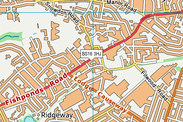 BS16 3HJ map - OS VectorMap District (Ordnance Survey) BS16 3HJ map - OS VectorMap District (Ordnance Survey)