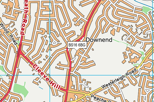 BS16 6BG map - OS VectorMap District (Ordnance Survey) BS16 6BG map - OS VectorMap District (Ordnance Survey)